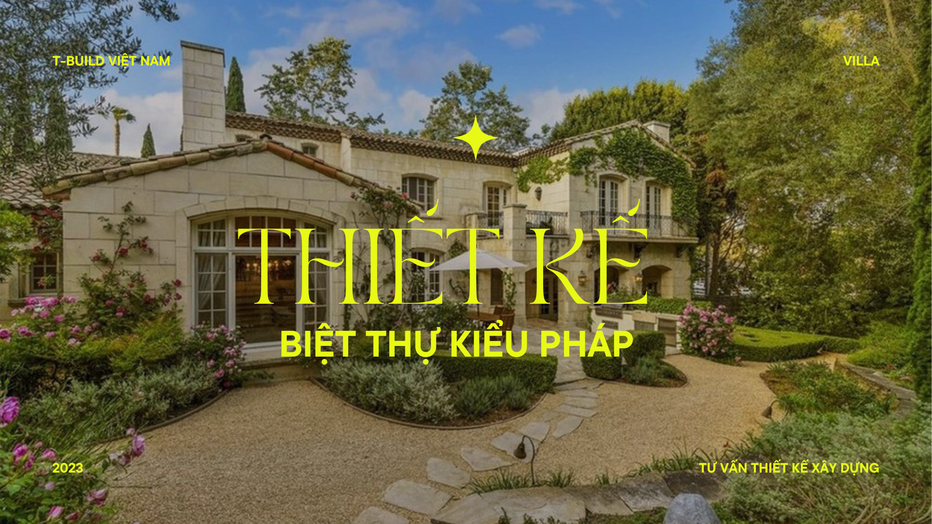 Thiết kế biệt thự kiểu Pháp