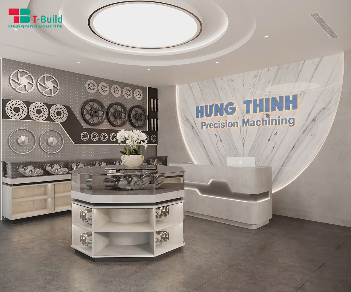 Thiết kế nội thất văn phòng cơ khí