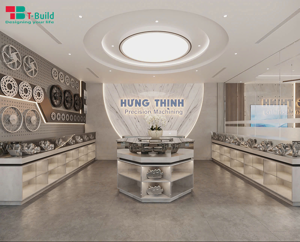 Thiết kế văn phòng cơ khí Hưng Thịnh