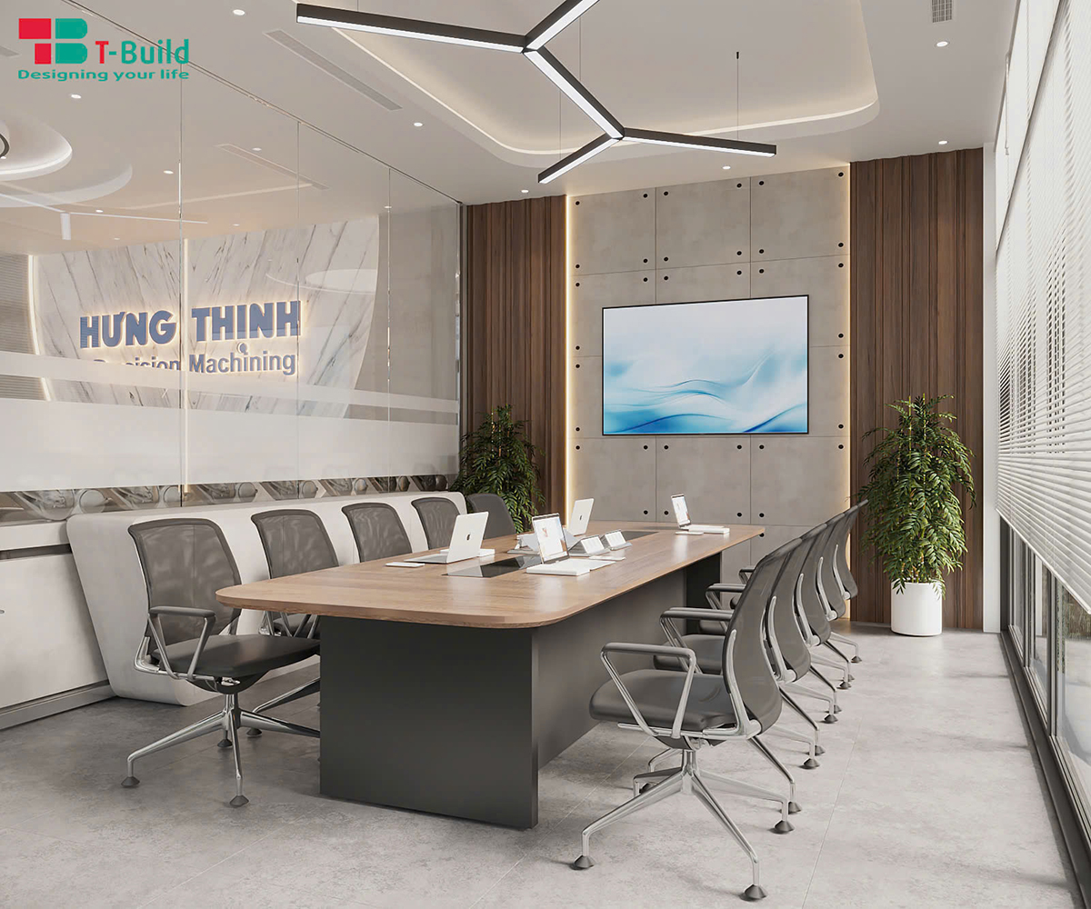 Thiết kế phòng họp 10 chỗ ngồi